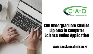 CAO Undergraduate Studies Diploma in Computer Science Online Application 2027
