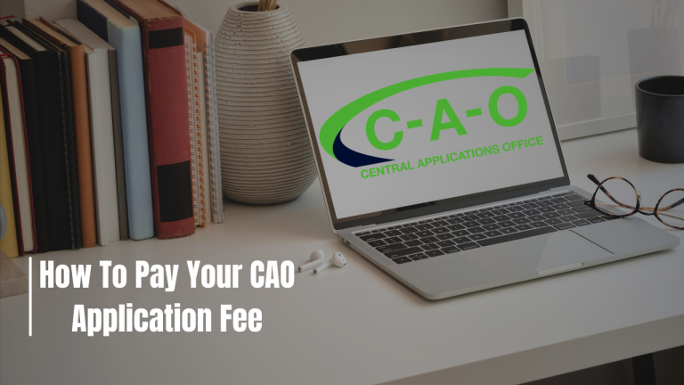 How To Pay Your CAO Application Fee