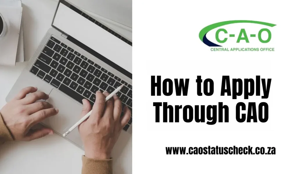 How to Apply Through CAO