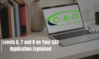 Levels 6, 7 and 8 on Your CAO Application Explained