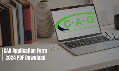 CAO Application Form 2024 PDF Download