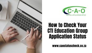 How to Check Your CTI Education Group Application Status
