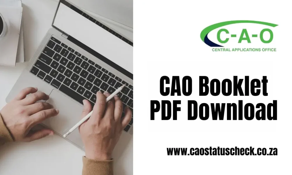 CAO Booklet PDF Download 2027: Complete Guide