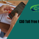 CAO Toll Free Number
