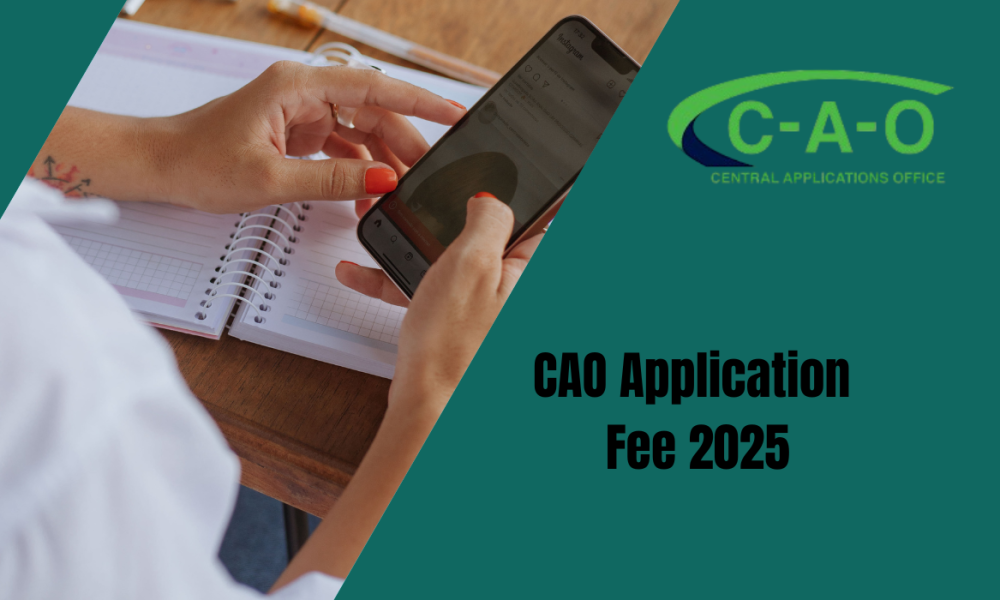 How Much Is The CAO Application Fee 2025?