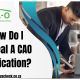 How Do I Appeal A CAO Application?