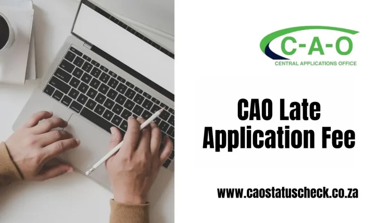 CAO Late Application Fee