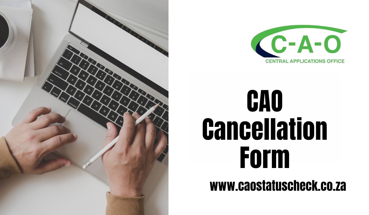 CAO Cancellation Form