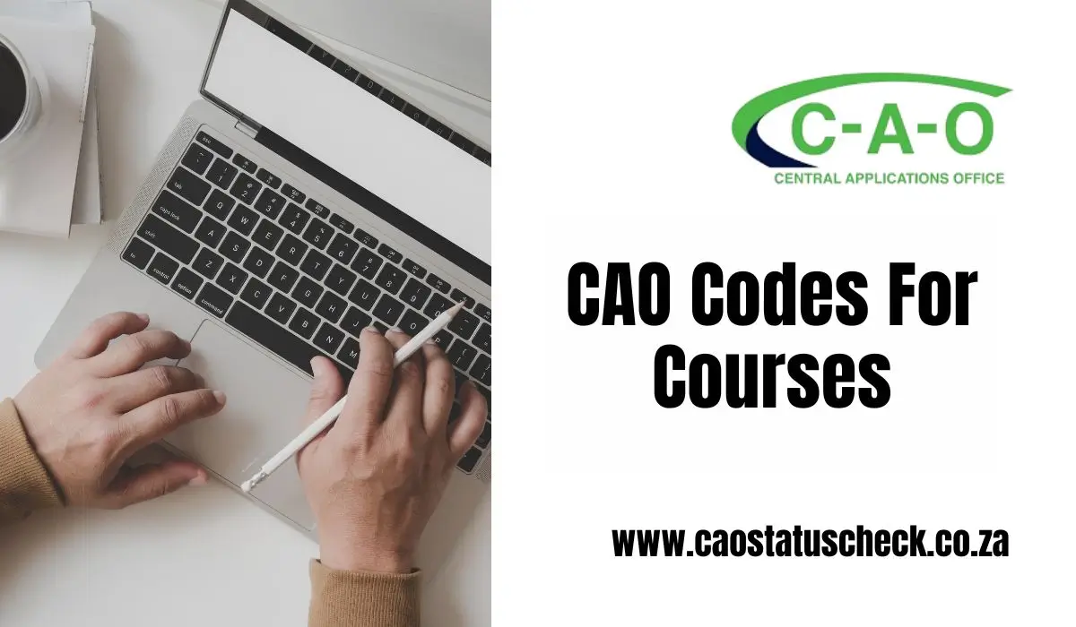 CAO Codes For Courses