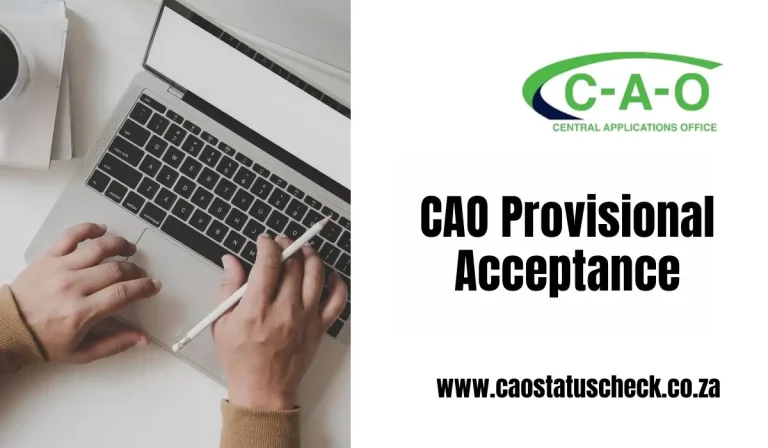 CAO Provisional Acceptance