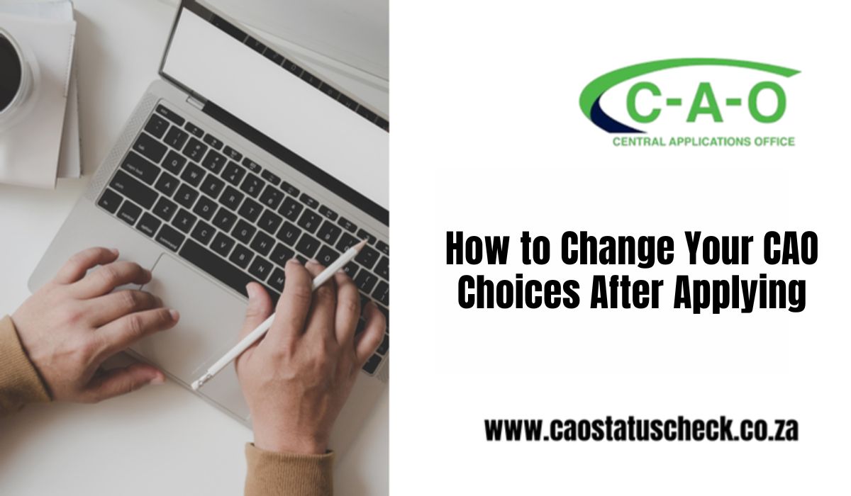 How to Change Your CAO Choices After Applying