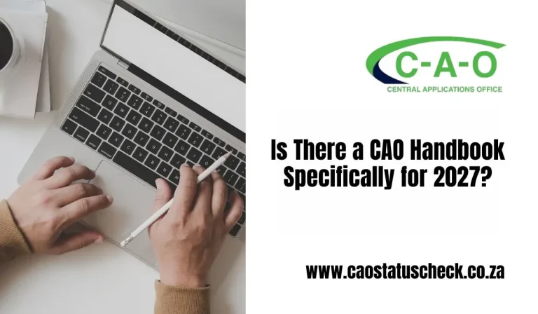 Is There a CAO Handbook Specifically for 2027?