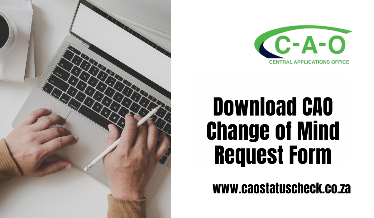 Download CAO Change of Mind Request Form PDF 2027: Complete Guide