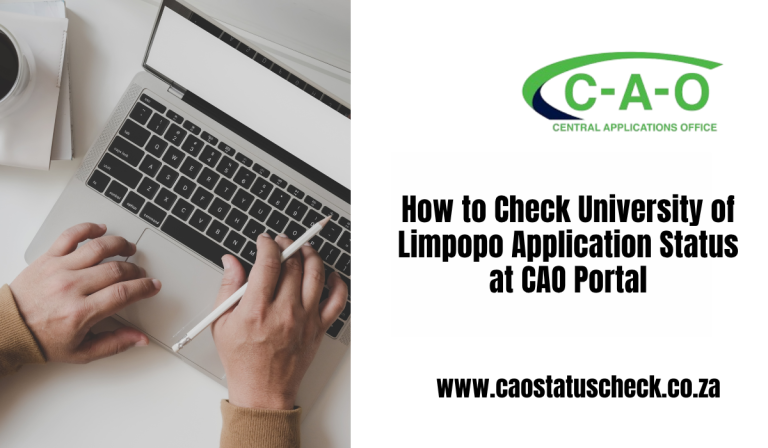 How to Check University of Limpopo Application Status at CAO Portal 2027: Complete Guide