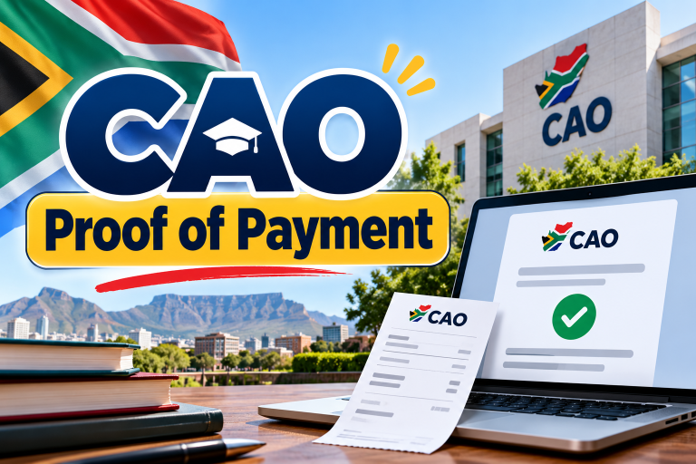 CAO Proof of Payment