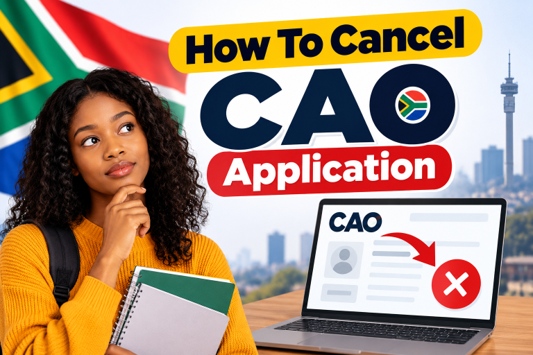 Cancel CAO Application